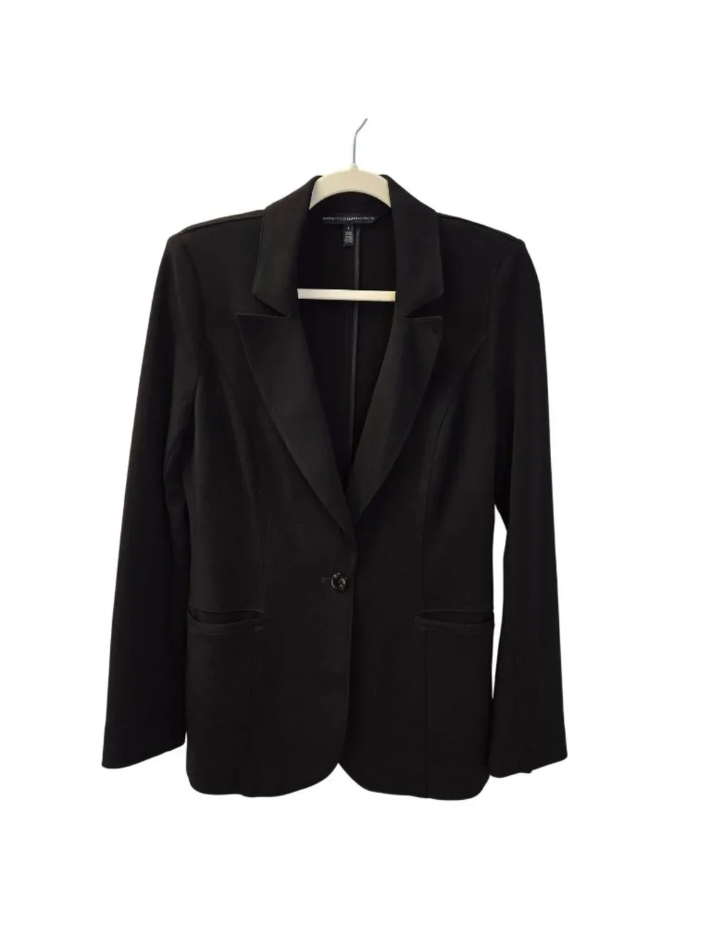 White House Black Market One Button Blazer Jacket Size 4